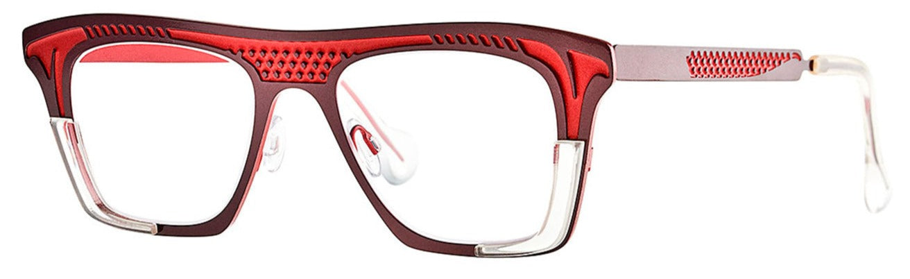 Alexander Daas - THEO Elvis Eyeglasses - Red - Side View