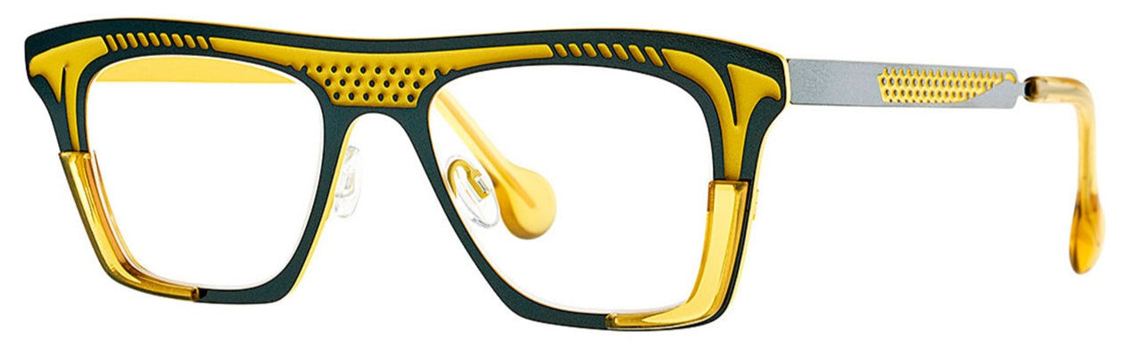 Alexander Daas - THEO Elvis Eyeglasses - Yellow - Side View