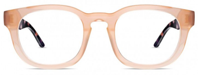 Alexander Daas - Thierry Lasry Dystopy Eyeglasses - Milky Pink - Front View
