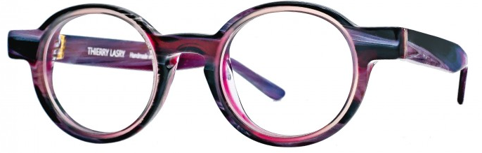 Alexander Daas - Thierry Lasry Energy Eyeglasses - Purple Horn - Side View