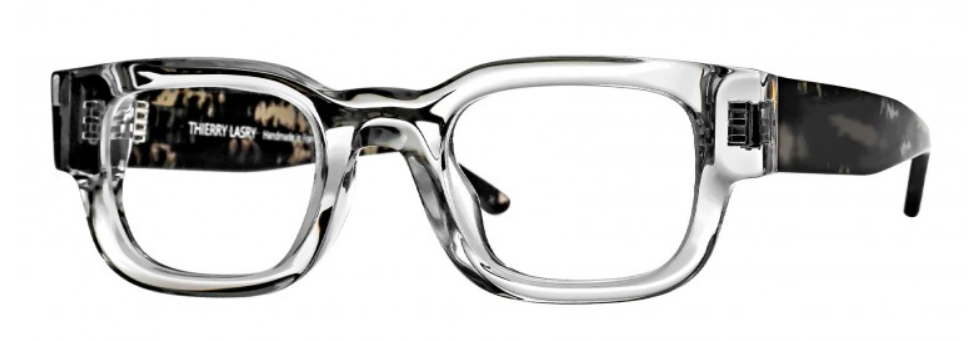 Alexander Daas - Thierry Lasry Loyalty 850Translucent Grey Eyeglasses - Side View