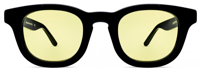 Alexander Daas - Thierry Lasry Monopoly Sunglasses- Black &amp; Yellow - Front View