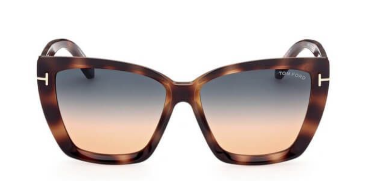 Alexander Daas - Tom Ford FT0920 Scarlet Sunglasses - 53P Blonde Havana-Gradient Blue Smoke - Front View