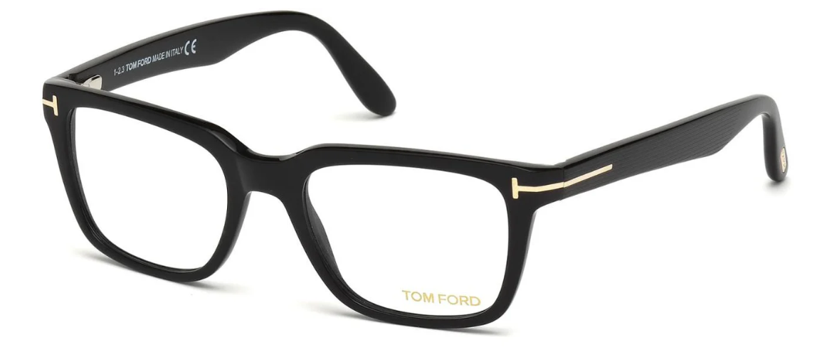 Alexander Daas - Tom Ford FT5304 Eyeglasses - Black - Side View