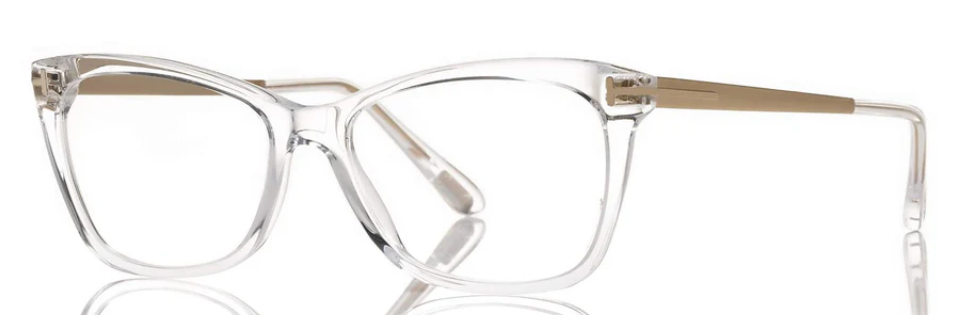 Alexander Daas - Tom Ford FT5353 Eyeglasses - Crystal - Side View