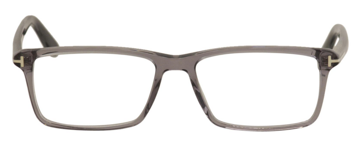 Alexander Daas - Tom Ford FT5408 Eyeglasses - Transparent Grey - Front View
