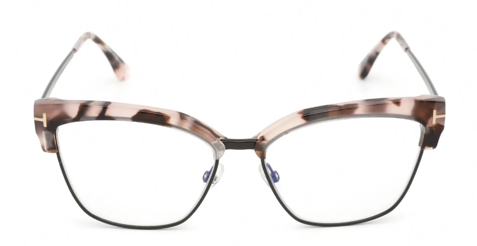 Alexander Daas - Tom Ford FT5547-B Eyeglasses - Blush Havana - Front View