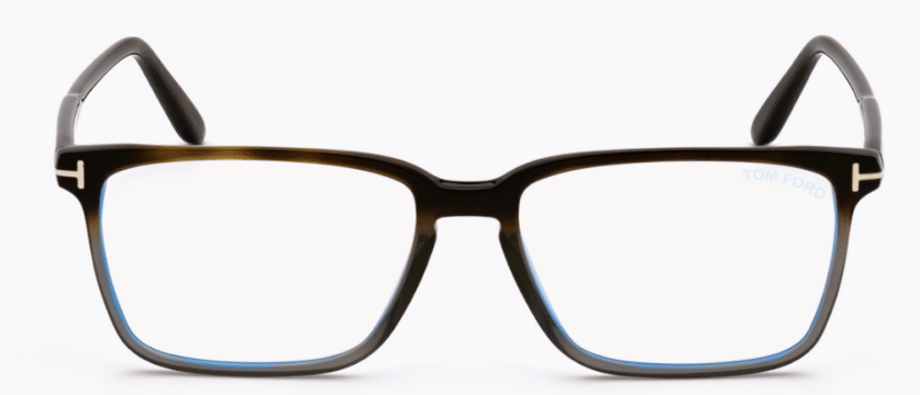 Alexander Daas - Tom Ford FT5696-B Eyeglasses - Havana to Grey - Front View
