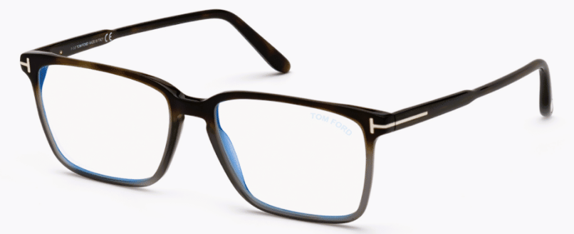 Alexander Daas - Tom Ford FT5696-B Eyeglasses - Havana to Grey - Side View