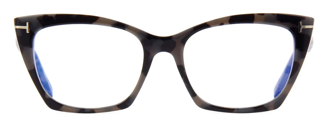 Alexander Daas - Tom Ford FT5709-B Eyeglasses - Dark Grey Havana - Front View