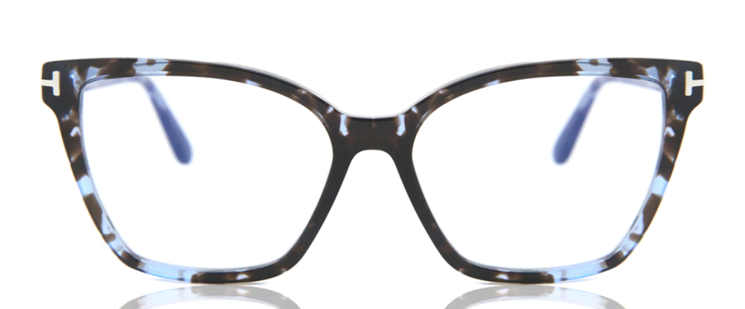 Alexander Daas - Tom Ford FT5812-B Eyegasses - 055 Blue Havana - Front View