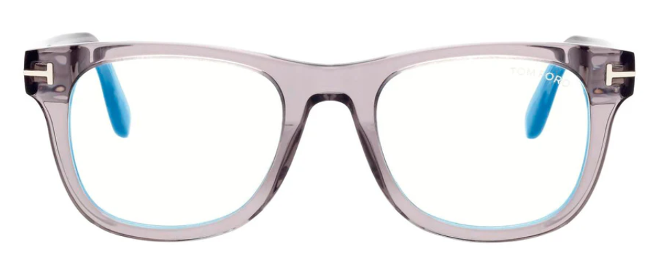 Alexander Daas - Tom Ford FT5820-B 020 Transparent Grey Eyeglasses - Front View