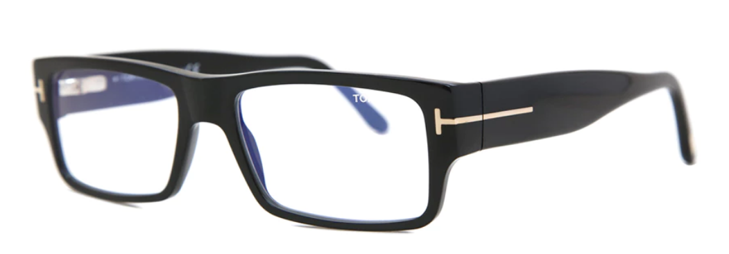 Alexander Daas - Tom Ford FT5835-B Eyeglasses - Shiny Black - Side View