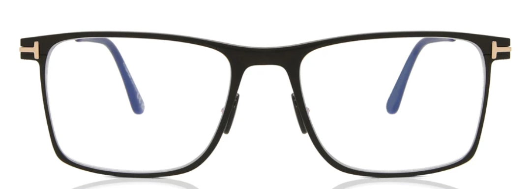 Alexander Daas - Tom Ford FT5865-B Eyeglasses - Matte Black - Front View