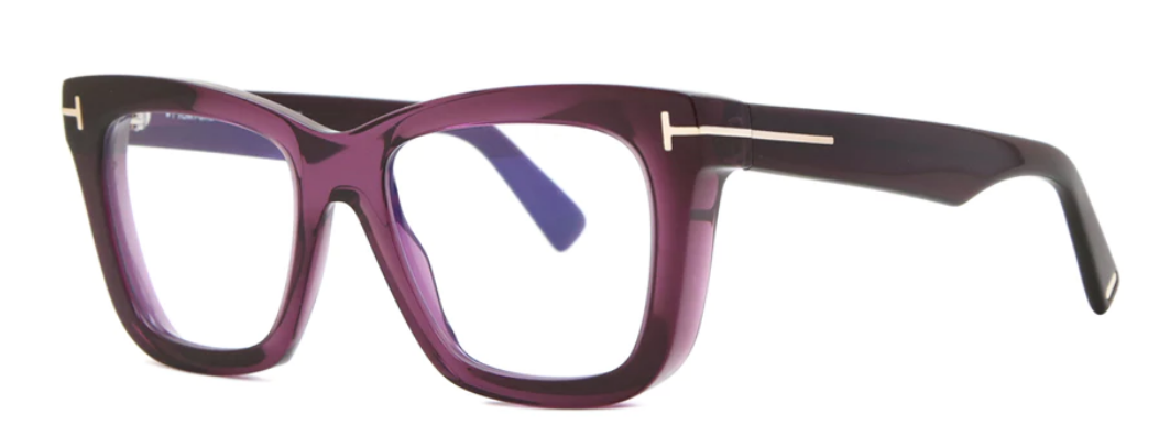 Alexander Daas - Tom Ford FT5881-B Eyeglasses - Shiny Violet - Side View