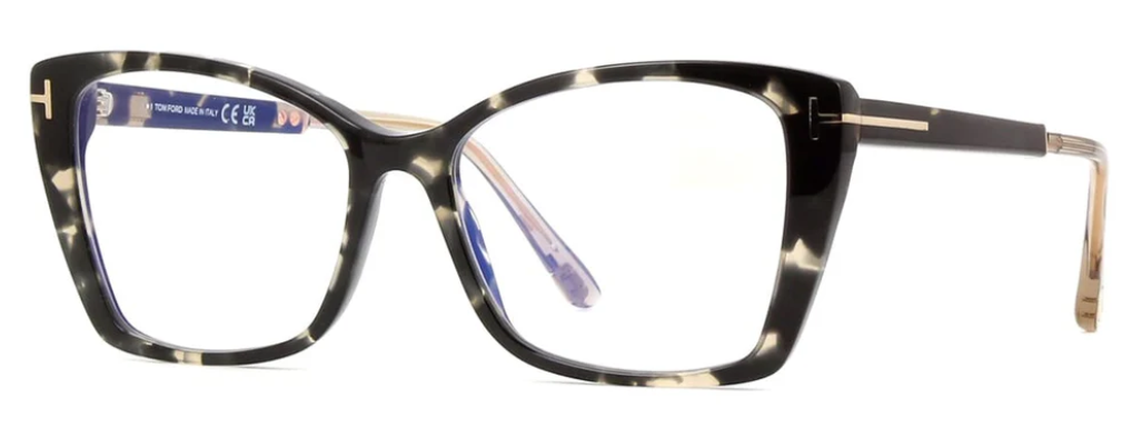 Alexander Daas - Tom Ford FT5893-B Eyeglasses - Vintage Havana - Side View