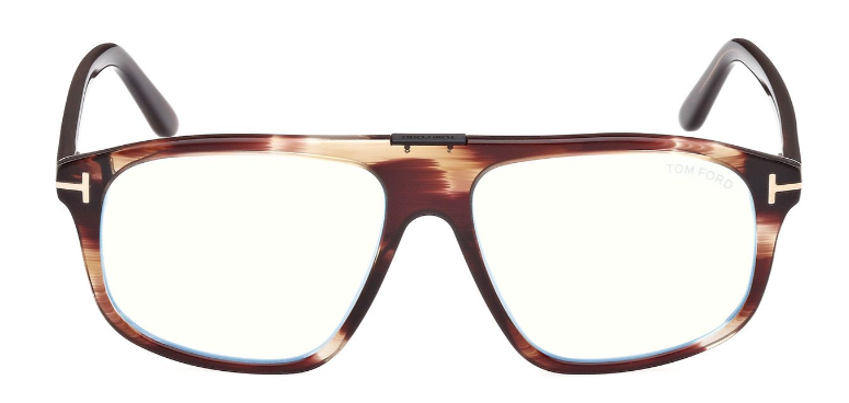 Alexander Daas - Tom Ford FT5901-B Eyeglasses - 050 Brown Grain - Front View