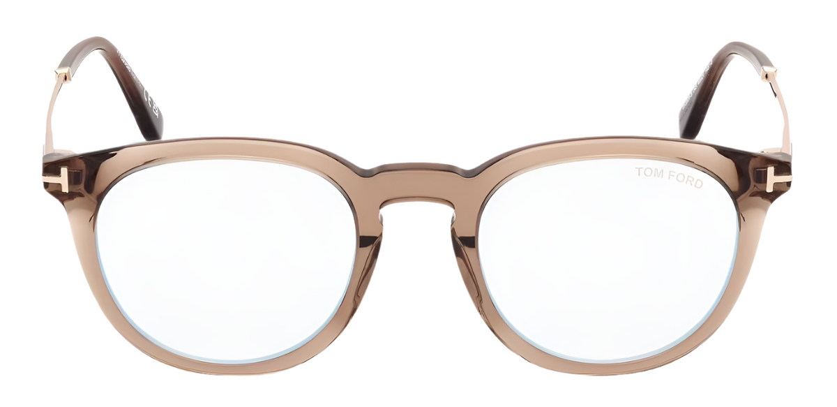 Alexander Daas - Tom Ford FT5905-B Eyeglasses - Shiny Light Brown - Front View