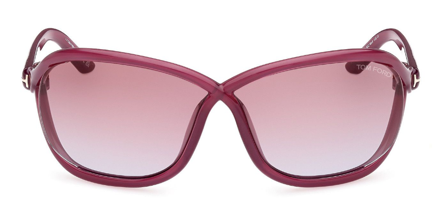 Alexander Daas - Tom Ford Fernanda FT1069 Sunglasses - Shiny Purple-Violet Gradient - Front View