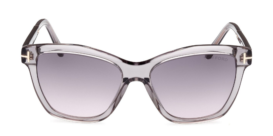 Alexander Daas - Tom Ford Lucia Sunglasses - Grey Crystal-Grey Gradient - Front View