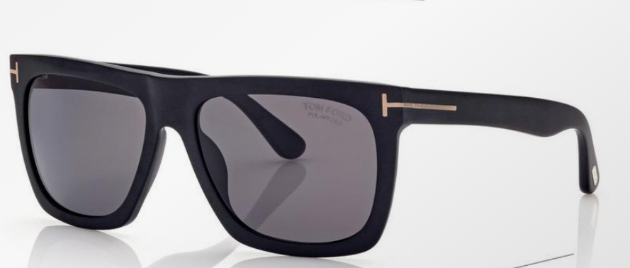 Alexander Daas - Tom Ford Morgan FT0513-N Sunglasses - Black & Polarized Grey Lenses - Side View