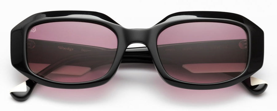 Alexander Daas - Woodys Aless Sunglasses - Black - Front View