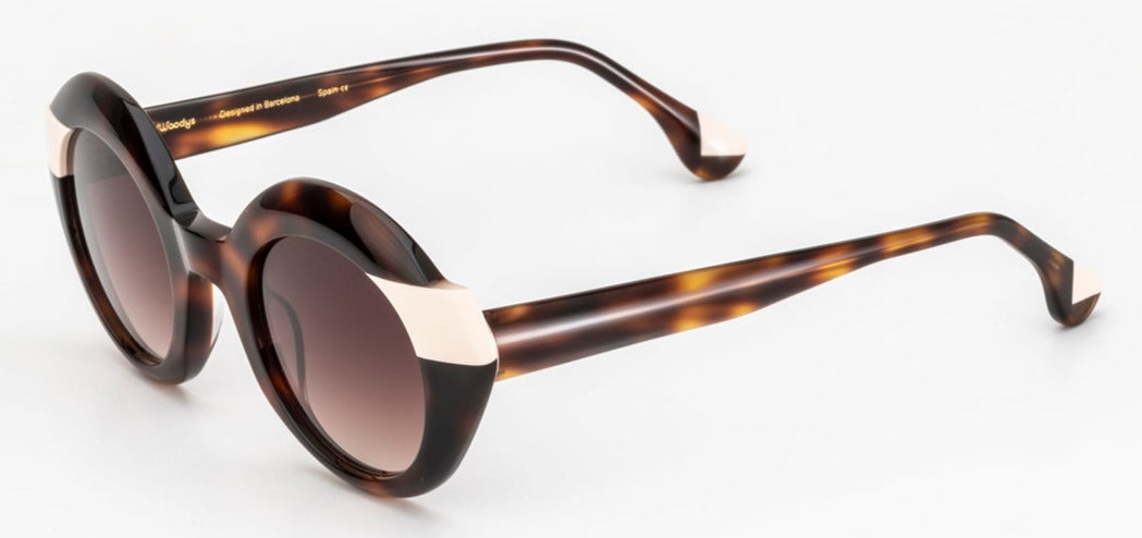 Alexander Daas - Woodys Beth Sunglasses - Tortoise - Side View