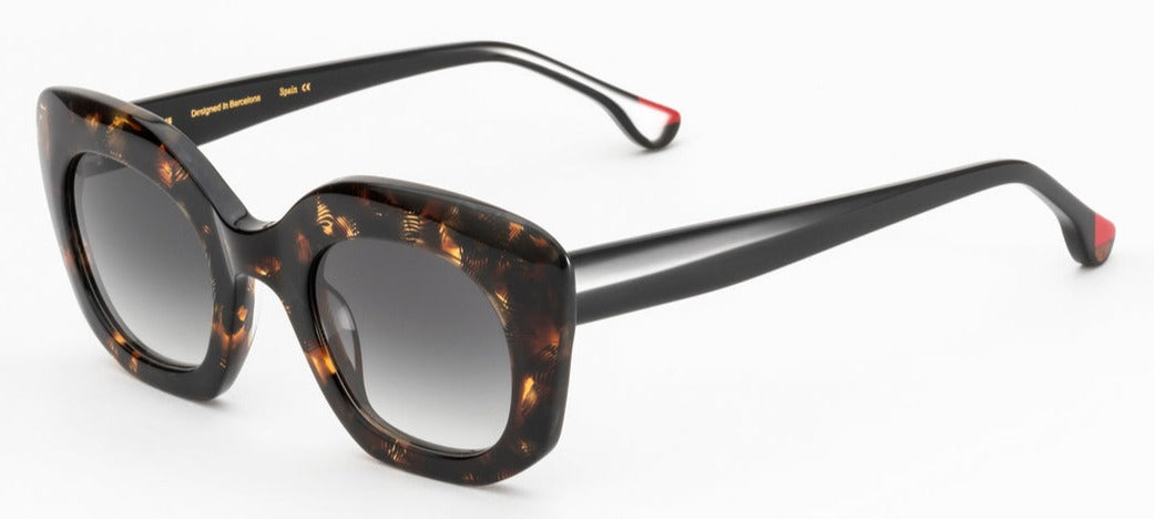 Alexander Daas - Woodys Blanca Sunglasses - Brown &amp; Black - Side View