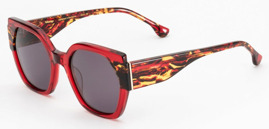 Alexander Daas - Woodys Bruni Sunglasses - Red - Side View