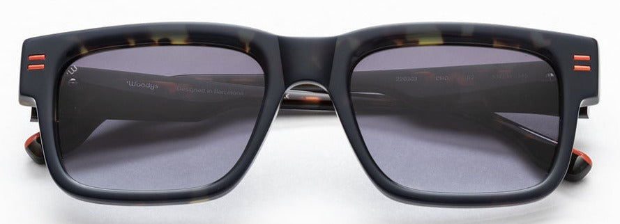 Alexander Daas - Woodys Ciro Sunglasses - Orange Tortoise - Front View