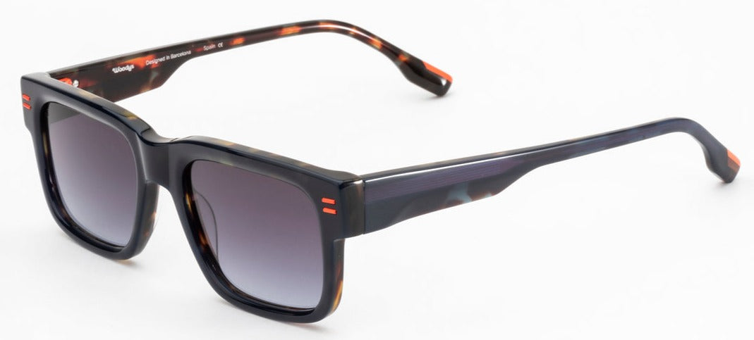 Alexander Daas - Woodys Ciro Sunglasses - Orange Tortoise - Side View