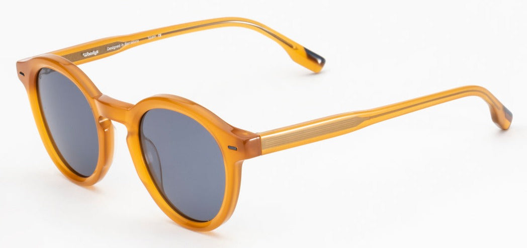 Alexander Daas - Woodys Cohen Sunglasses - Butterscotch - Side View
