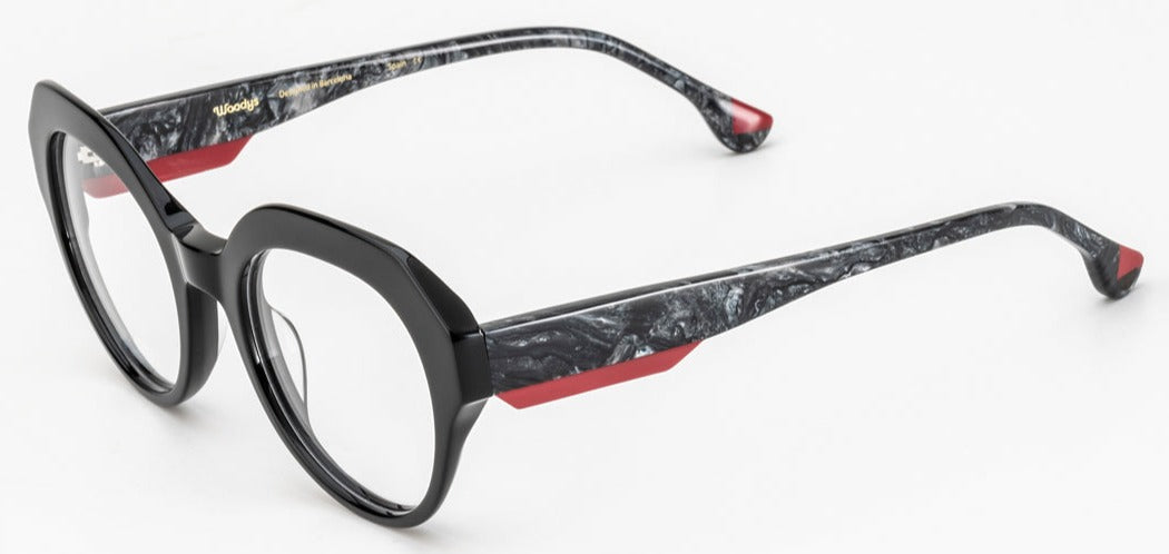 Alexander Daas - Woodys Corsini Eyeglasses - Black - Side View