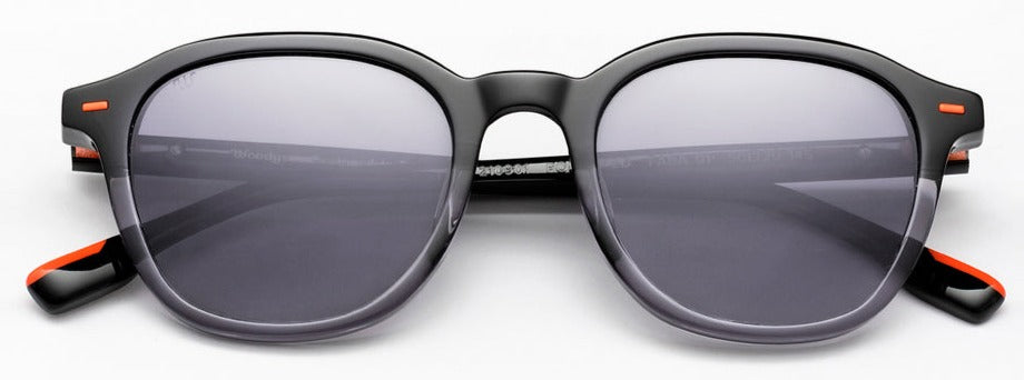 Alexander Daas - Woodys Faba Sunglasses - Black & Grey - Front View