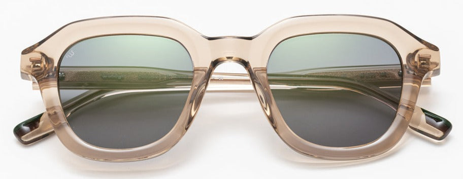 Alexander Daas - Woodys Frank Sunglasses - Crystal Brown - Front View