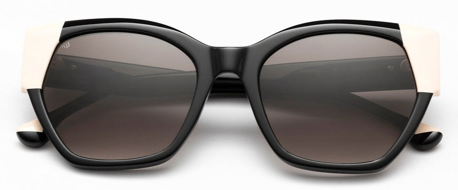 Alexander Daas - Woodys Kerstin Sunglasses - Black - Front View