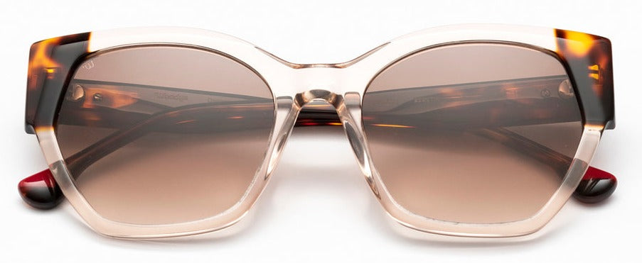 Alexander Daas - Woodys Kerstin Sunglasses - Clear Pink & Tortoise - Front View