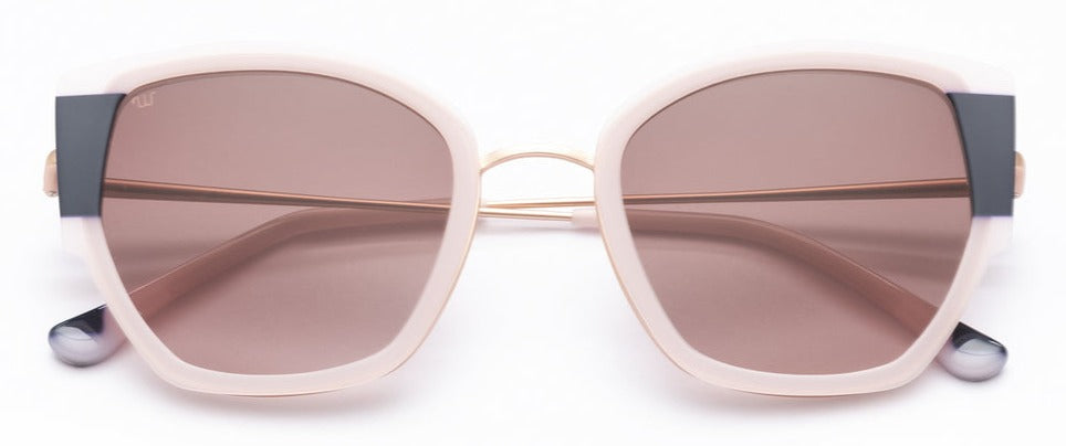 Alexander Daas - Woodys Lima Sunglasses - Pink & Rose Gold - Front View