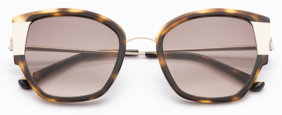 Alexander Daas - Woodys Lima Sunglasses - Tortoise &amp; Rose Gold - Front View