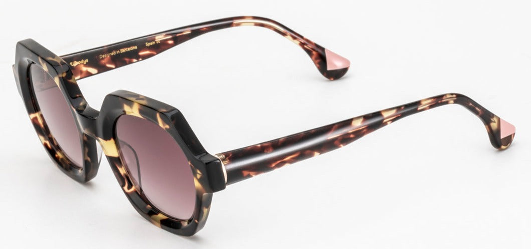 Alexander Daas - Woodys Mika Sunglasses - Tortoise - Side View