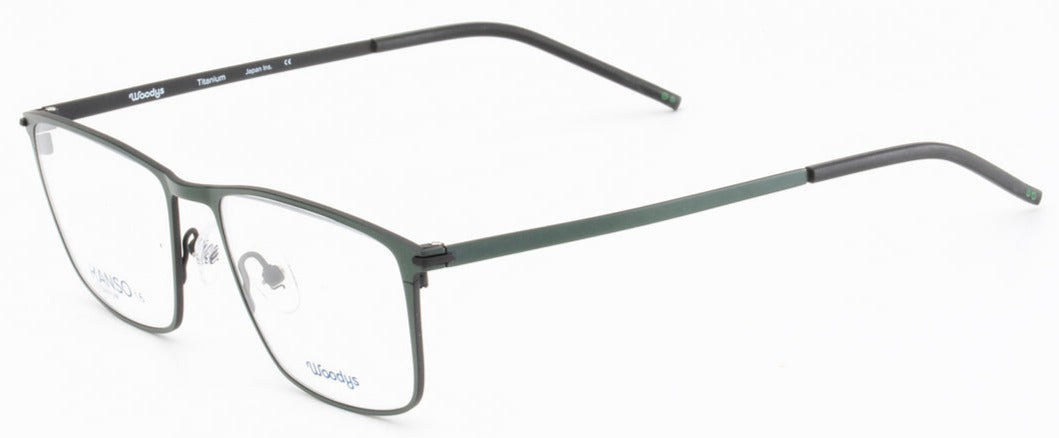 Alexander Daas - Woodys Nagai Eyeglasses - Deep Green - Side View