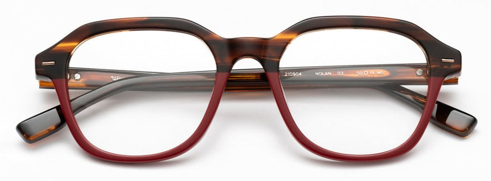 Alexander Daas - Woodys Nolan Eyeglasses - Red - Front View