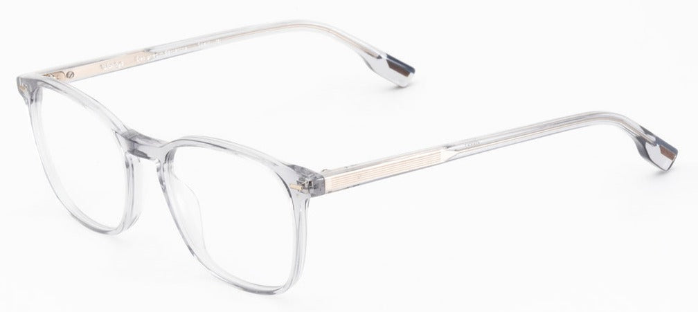 Alexander Daas - Woodys Rene Eyeglasses - Crystal - Side View