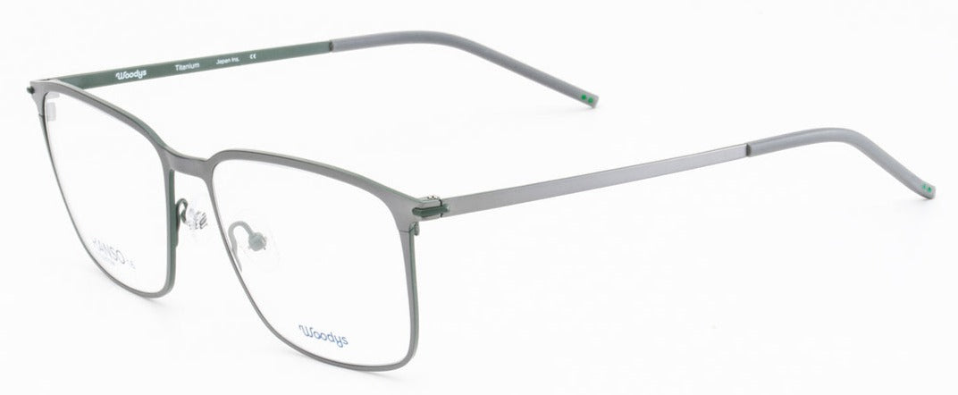 Alexander Daas - Woodys Sory Eyeglasses - Matte Silver - Side View