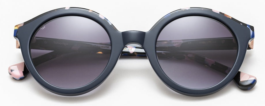 Alexander Daas - Woodys Valentin Sunglasses - Navy Blue Tortoise - Front View