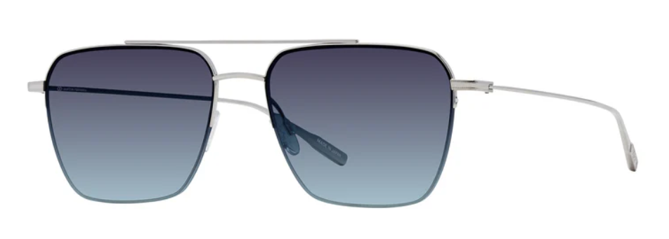 Alexander Daas - Barton Perreira Armstrong Sunglasses - Platinum - Aegean Gradient - Side View