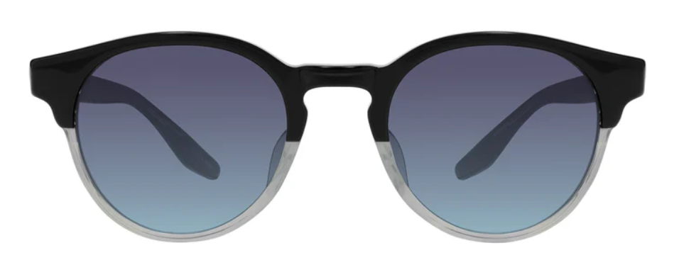 Alexander Daas - Barton Perreira Beckford Sunglasses - Ebony Crystal - Aegean Gradient - Front View