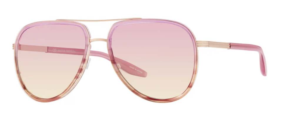 Alexander Daas - Barton Perreira Cani Sunglasses - Desert Rose Rose Gold - Pinky Promise - Side View