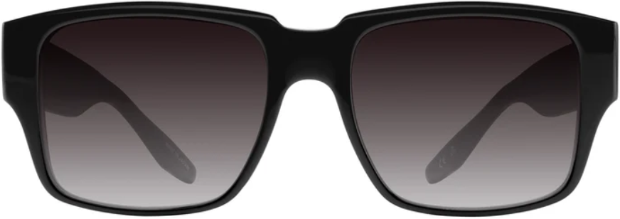 Alexander Daas- Barton Perreira Duke Sunglasses - Black - Smolder - Front View