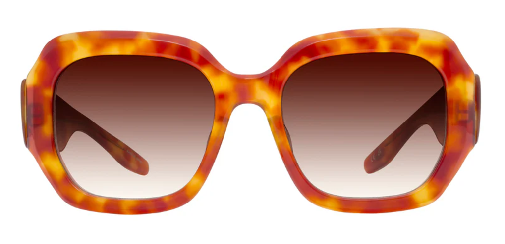 Alexander Daas - Barton Perreira Jagger Sunglasses - Havana Smokey Topaz - Front View